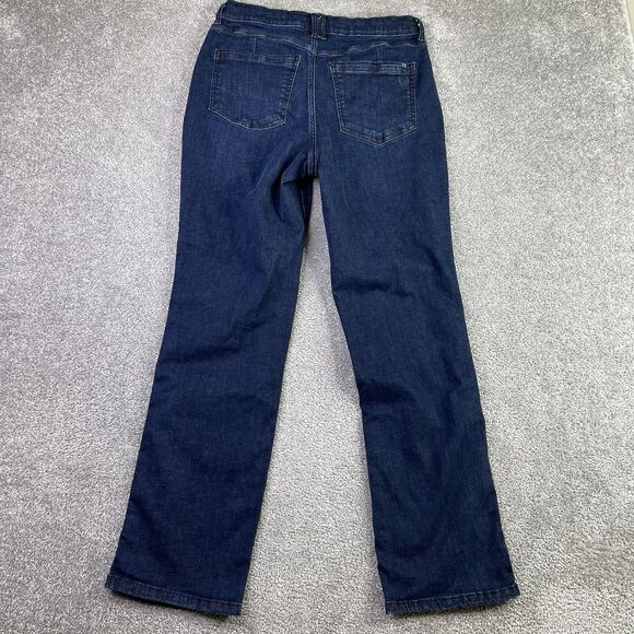 Kuhl Jeans Women’s 10 Short Blue Straight Mid-Rise Dark Denim Outdoor - Picture 4 of 15